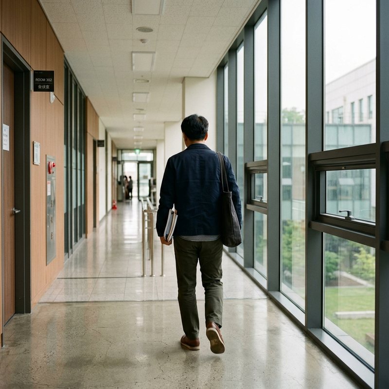 청사 복도 — 이해를 돕기 위한 연출 이미지