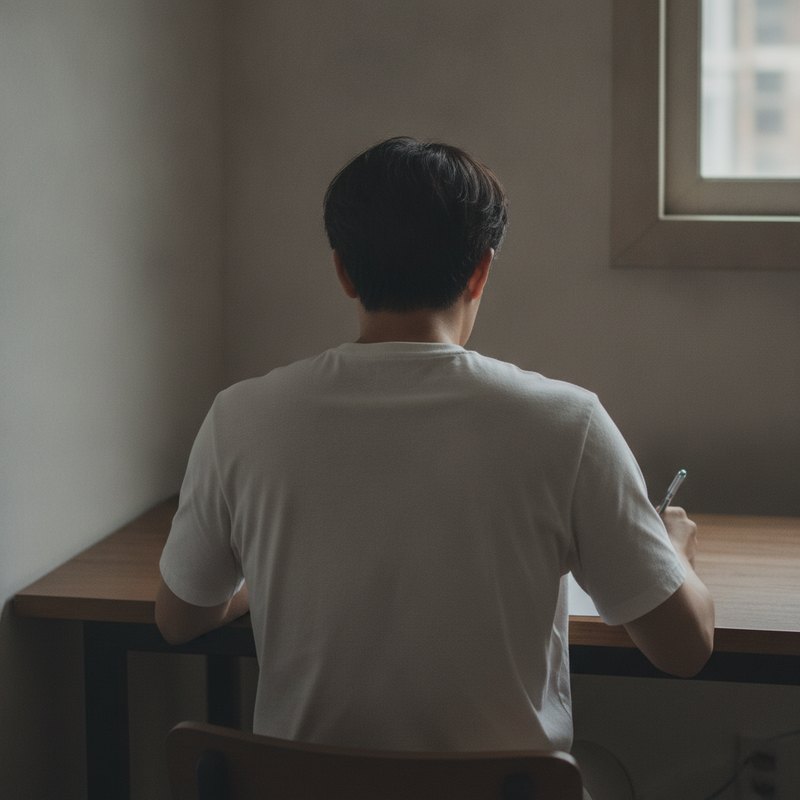 재정 계획을 적어보는 모습 — 이해를 돕기 위한 연출 이미지